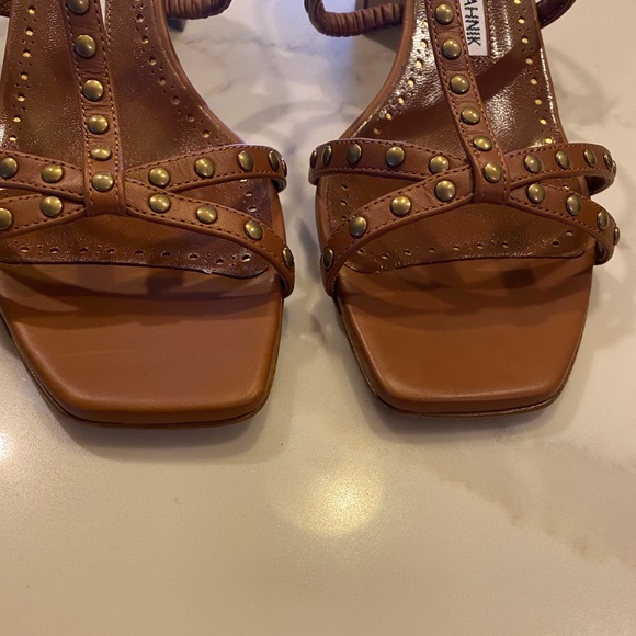 Manolo Blahnik | Shoes | Manolo Blahnik Luce Studded Slingback Sandals | Poshmark